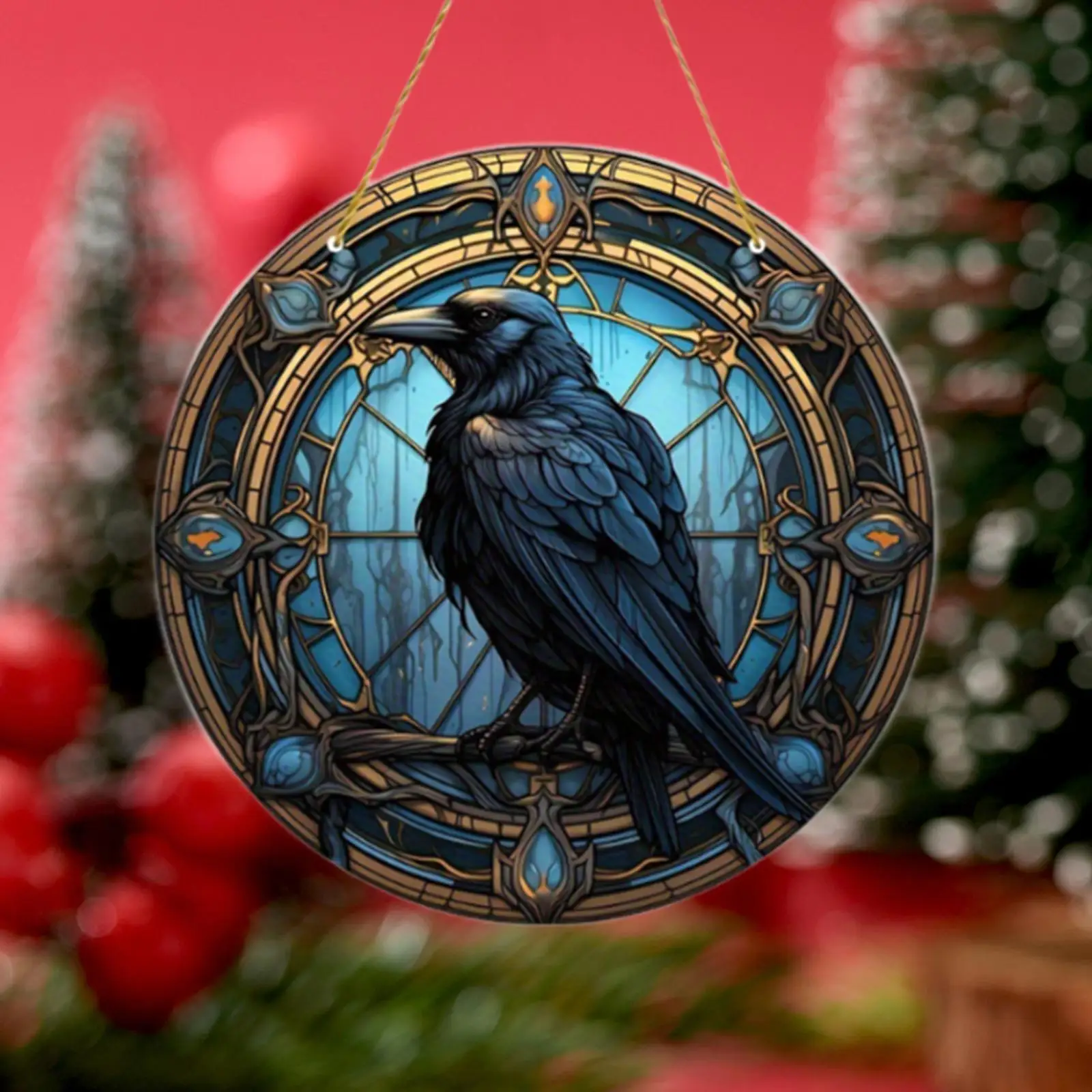 Window Decor Halloween Ornament Porch Chain Ornament Birds Lover Gift Wall Art