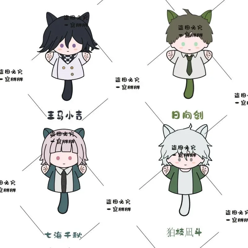 Anime Kokichi Oma Nagito Komaeda Nanami ChiaKi Cosplay Cute Adorable Cartoon Hand Puppet Plush Movable Finger Funny Gift