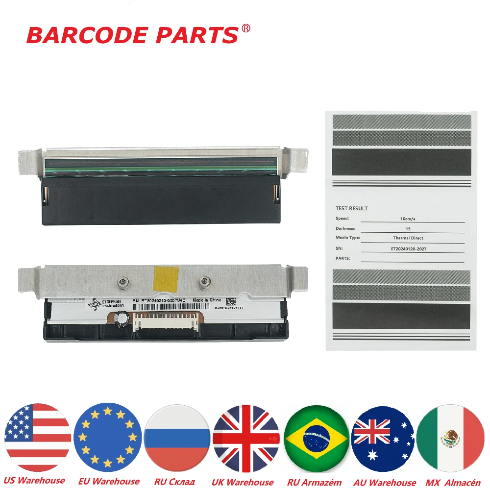 

P1037974-011 300dpi Thermal Printhead for Zebra ZT210 ZT220 ZT230 Barcode Label Printer,Brand New