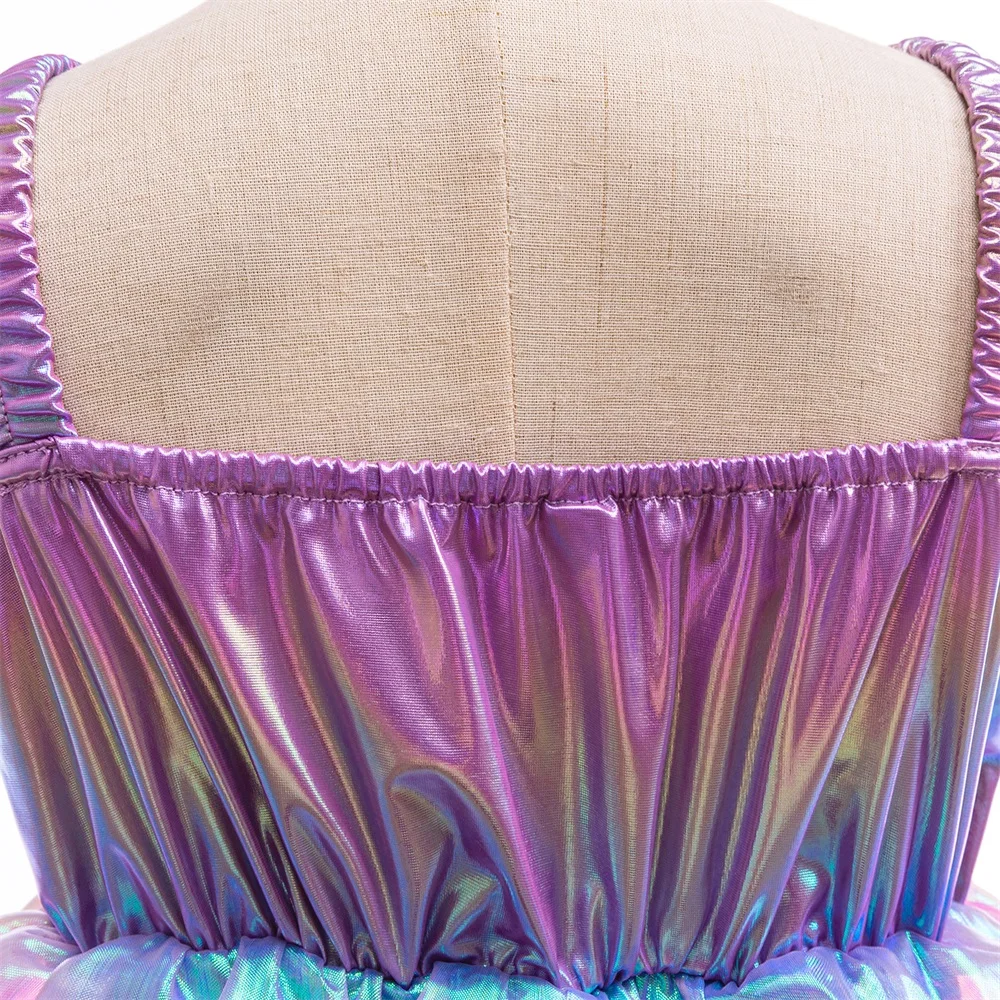 7 шт., детское платье Русалочки Ариэль, с бусинами