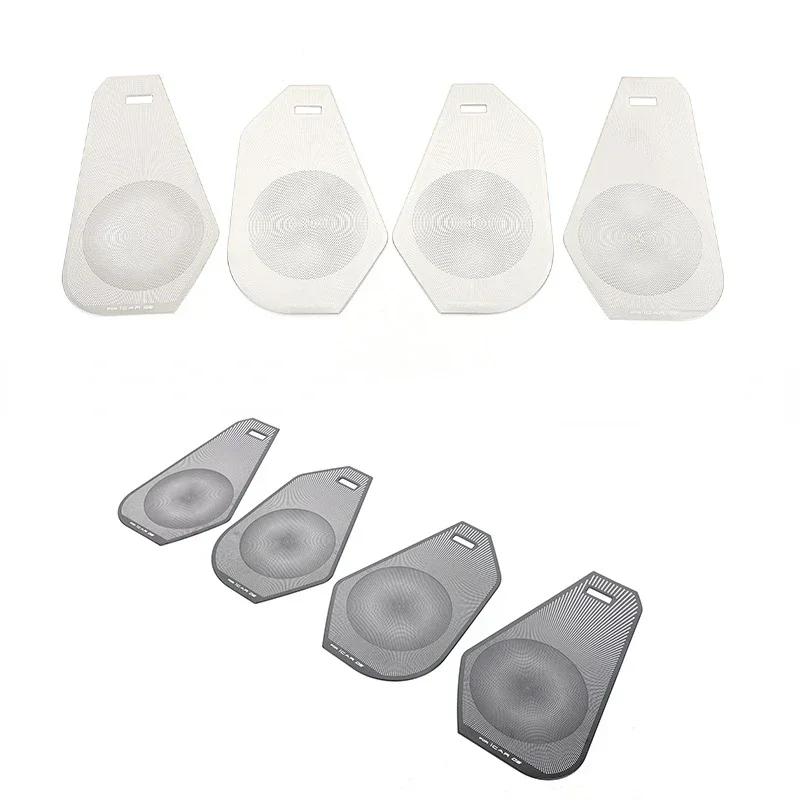 

For Chery Jaecoo 6 J6 ICAR 03 2024-25 Stainless Steel Silver Car Door Speaker Network Decoration Cover Interior Car Accessories
