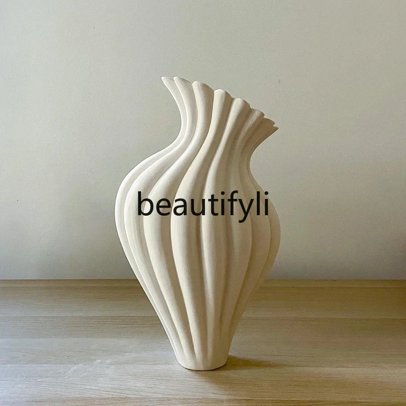 

Flower ware, niche high-end large vase Nordic ceramic living room decoration