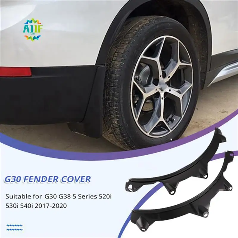 

A11F-Car Fender Flares-Arch Panel Trim Lip Cover Fit For-BMW G30 G38 2017-2019
