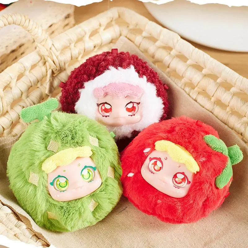 Kawaii Full Score For Sweetness Fruit Plush Doll Blind Box Toys Cute Stuffed Doll Pendent Ornament Toys For Girl Birthday Gift