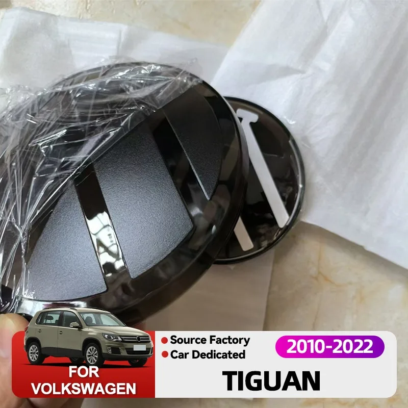 

2026 Горячие эмблемы, 2 шт., передняя решетка автомобиля/задняя эмблема, крышки, логотип, наклейка с эмблемой для Tiguan 2010-2022, крышка эмблемы автомобиля