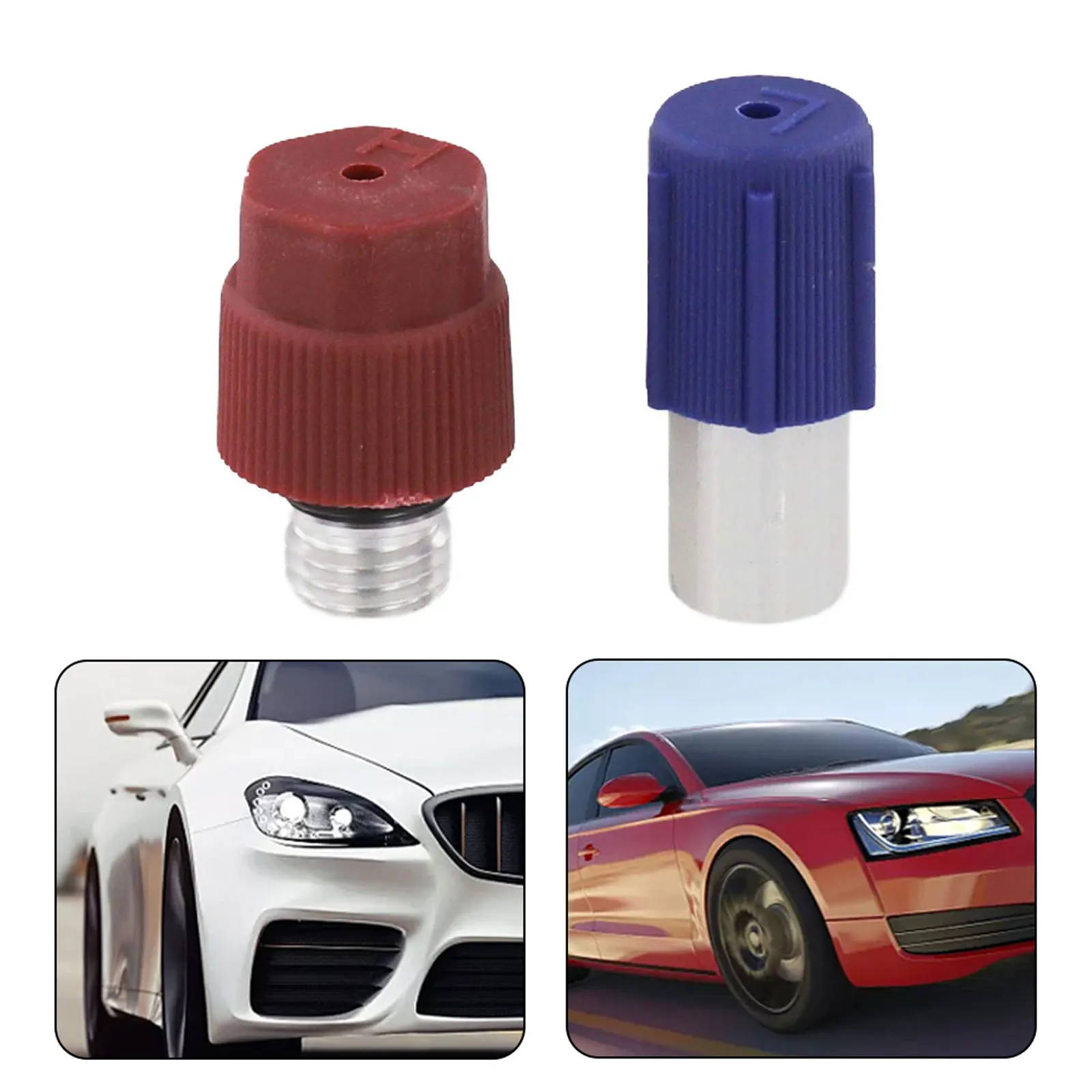 

2pcs R134a Air Conditioning HD ND Connections For R134a For Ford Ope/l Seat Skod/a ND Adapter Und 357820795J 357820795H