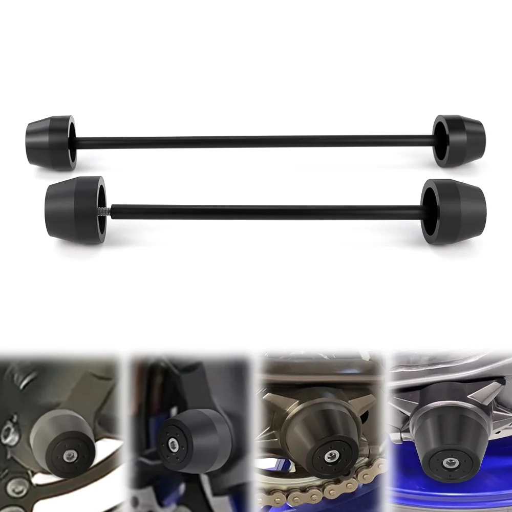 

Motorcycle Wheel Protector Front or Rear Wheel Axle Fork Crash Sliders YZF-R7 YZF R7 2022 2023 2024 2025 YZFR7 For Yamaha