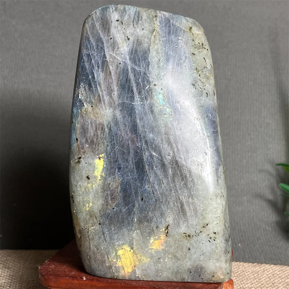 Crystal Natural Labradorite Free Form Stone Quartz Gemstones Specimen Mineral Carving Spiritual Reiki Home Decoration Energy