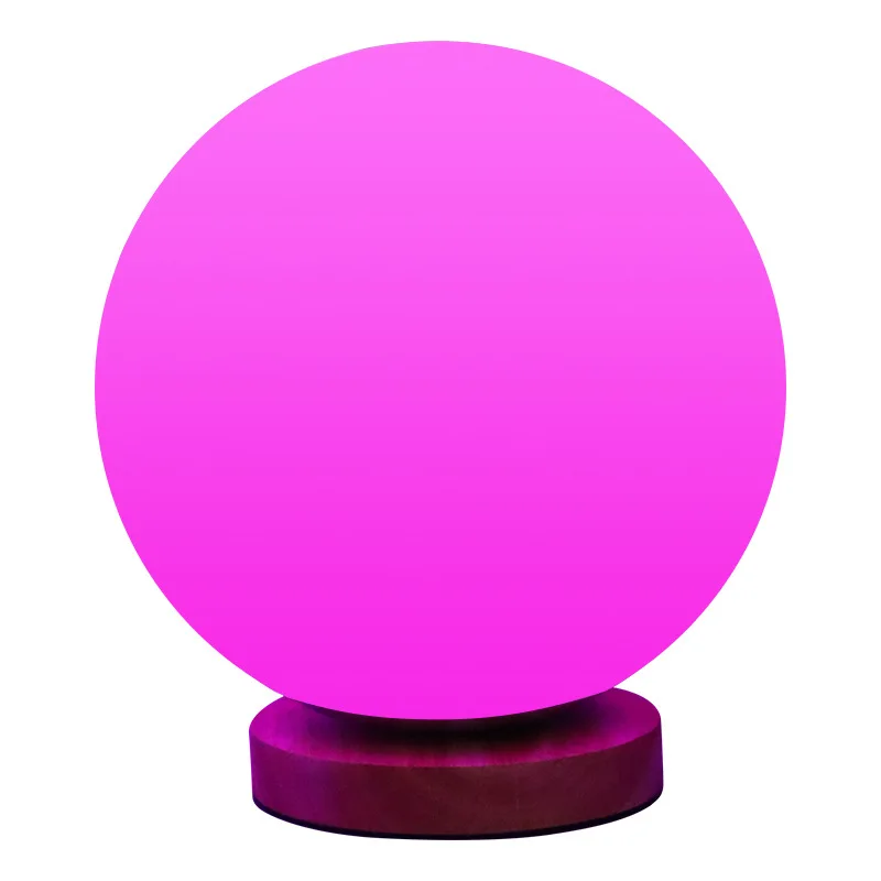 RGB Ball Lamp Atmosphere Globe Light 16 Colors Dimmable AC-powered Lighting for Home Decor Bedroom Foyer Living Room Patio Party