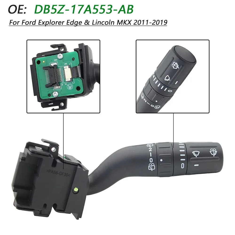 

Для Ford Explorer Edge и Lincoln MKX 2011-2019 автомобильный переключатель стеклоочистителя в сборе, замена DB5Z-17A553-AB DB5Z17A553AB