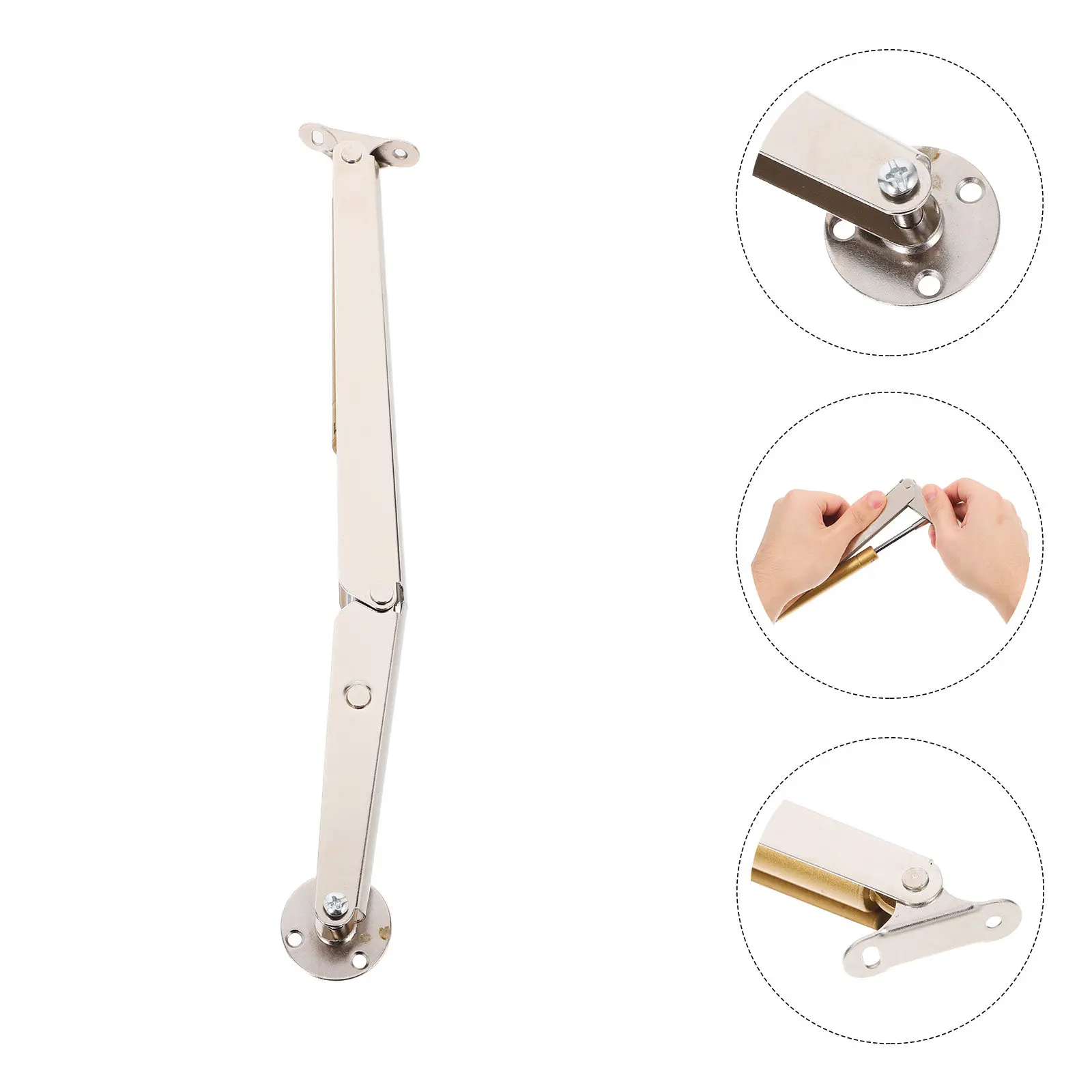 Hydraulic Gas Rod Bed Board Support Strut Adjustable Height Buffer Damper Cabinet Door Frame Replacement Furniture Lift Heavy view 5