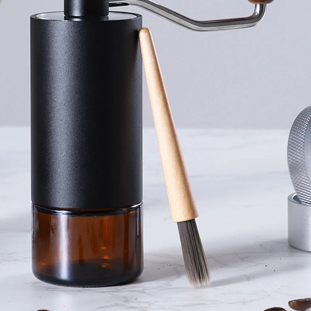 2Pcs Coffee Grinder Cleaning Brush Soft Bristles Wooden Handle Espresso Machine Cleaning Tool Coffee Maker Accessories