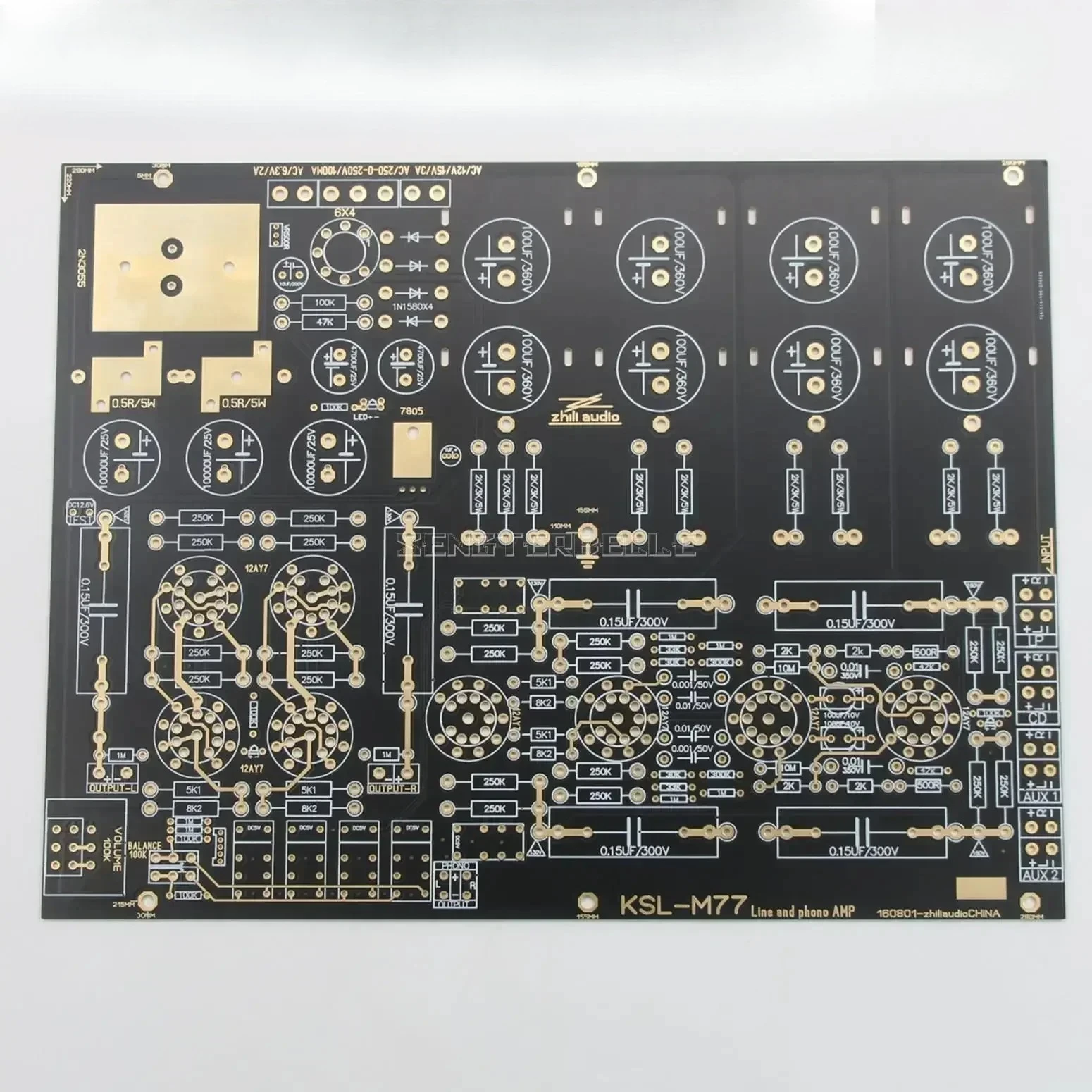 على أساس كوندو Audio Note M77 مجموعة لوحة المضخم الأنبوبي الإلكتروني DIY مع وظيفة مكبر الصوت الفونو #4