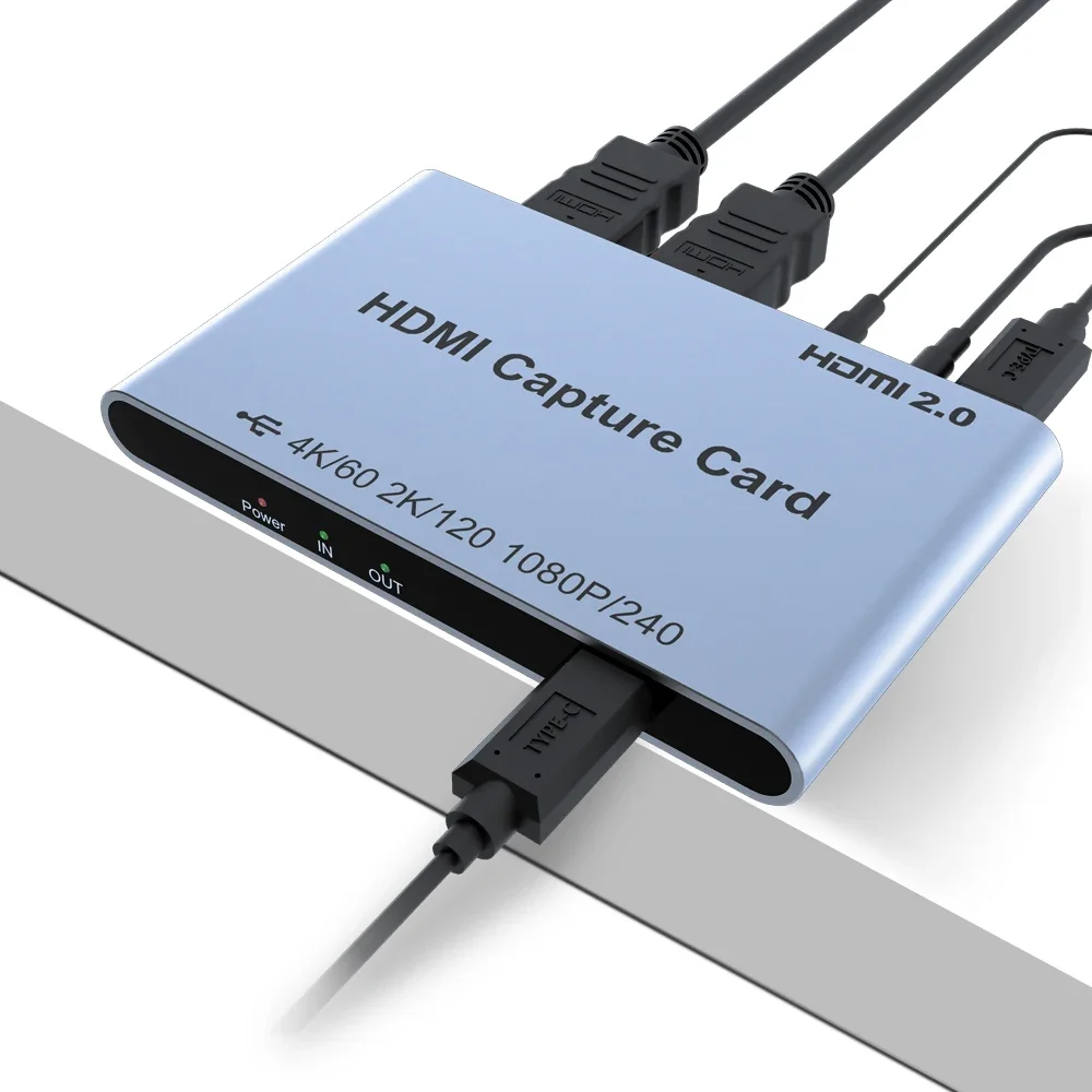 

2026 New Usb 3.0 Video Capture Card 1080P 60Fps 4K Hdmi Capture Card Hdmi Video 4K Capture Card Video Recording Live Streaming