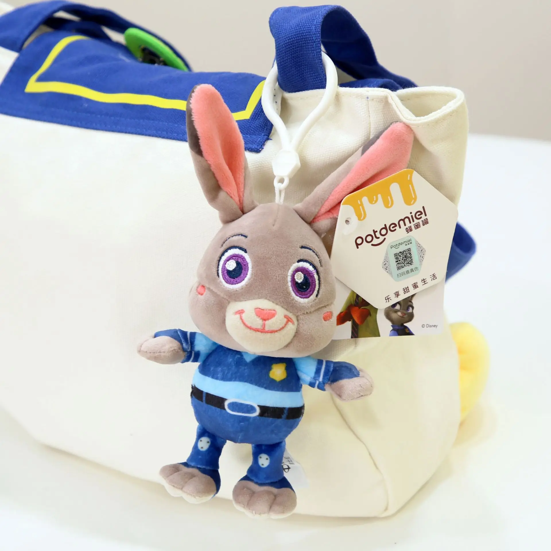 Miniso подлинный Disney Zootopia Judynick плюшевый брелок кулон украшения для девочек подарок на день рождения кулон