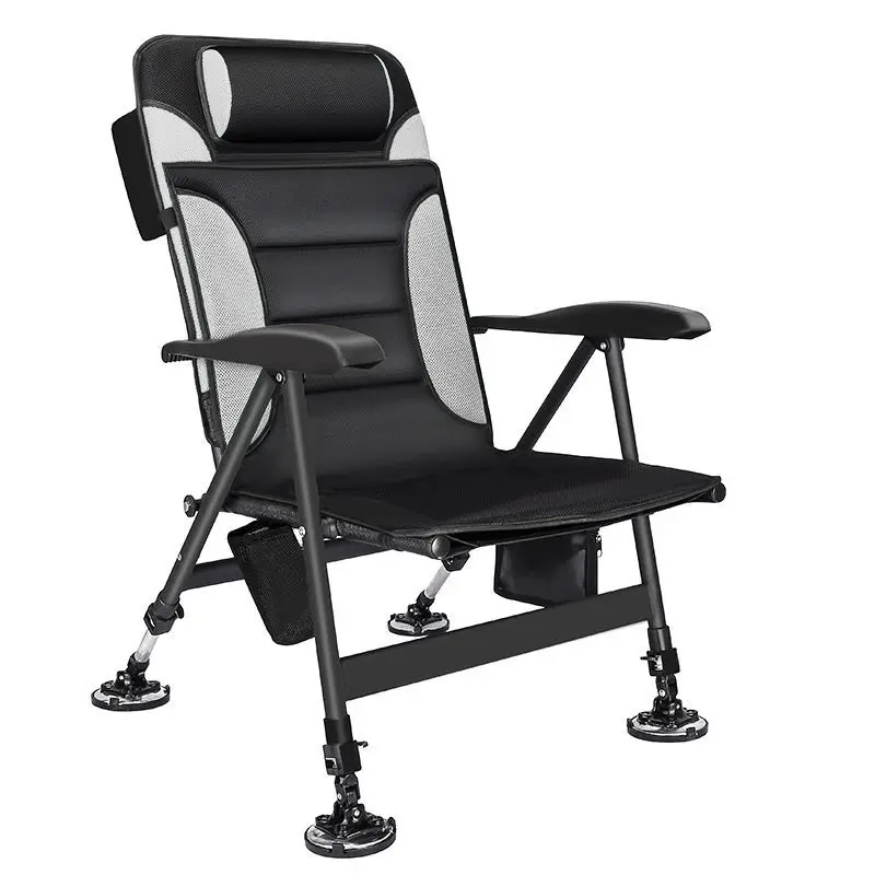 Multifunctional Foldable Beach/Camping Chair Lightweight Portable Outdoor Reclining Fishing Picnic Chair