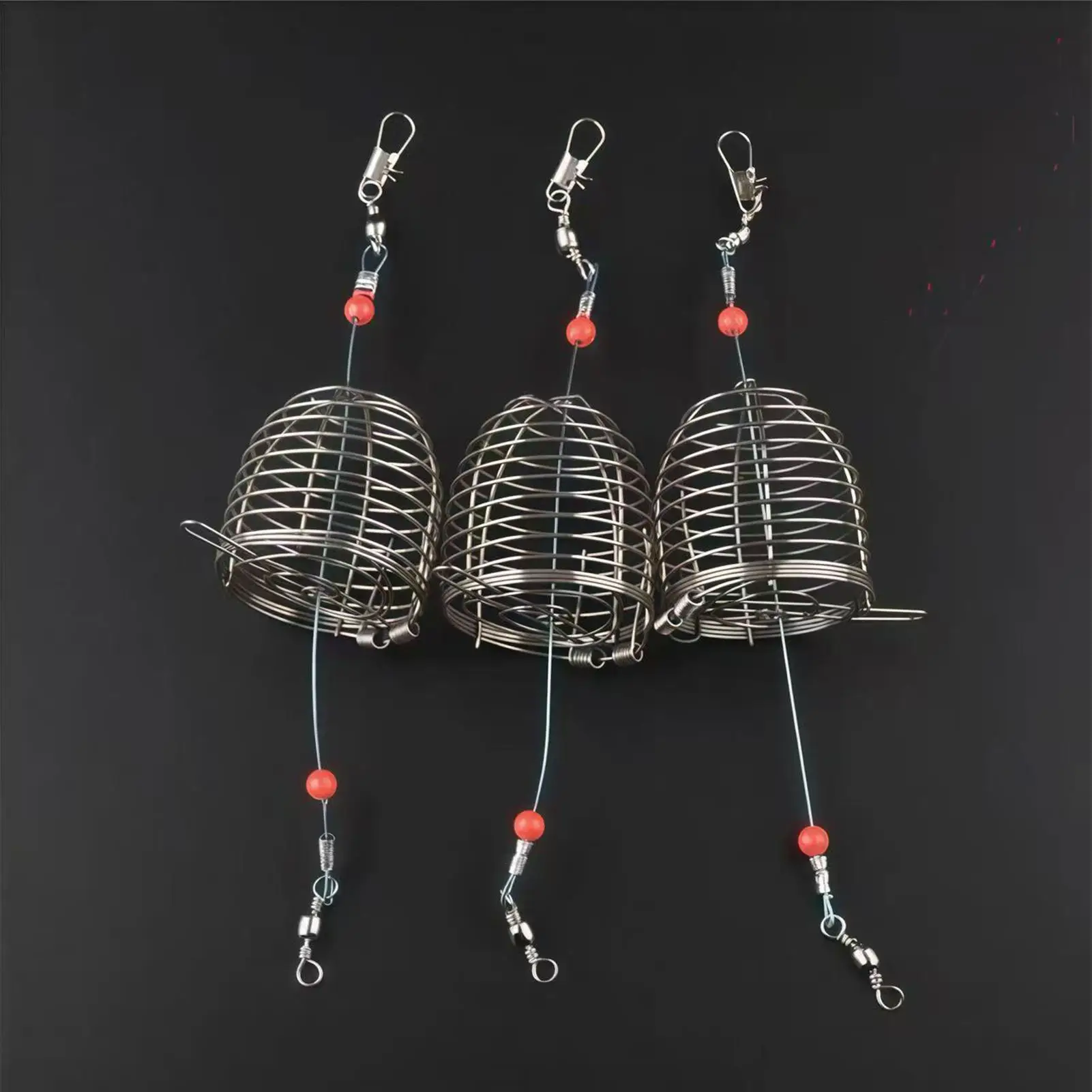 Fishing Bait Cage Bait Fishing Feeding Trap Stainless Steel Reusable Fishing Cage Small Trap Basket For Fresh Water Saltwater view 4