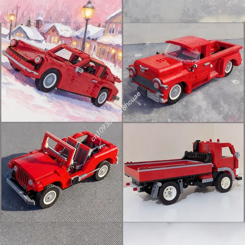 

1210pcs MOC Creator Expert 4 1 Set Vol 2 Model Building Toys Blocks Architecture Christmas Gifts Creative Education Idea Brick