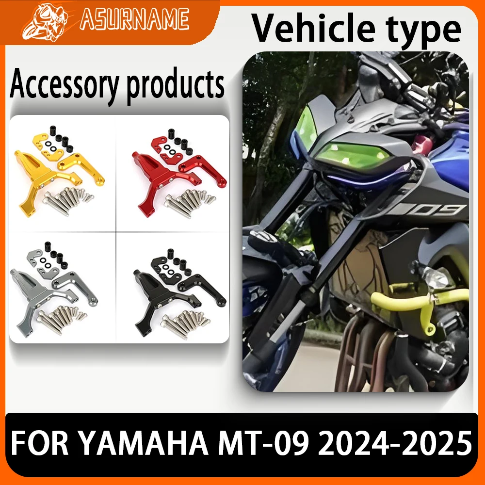 

2025 New Speed Oscillation Safety FOR Yamaha MT-09 MT09 MT 09 2024- Motorcycle Steering Shock Absorber Stabilizer Bracket