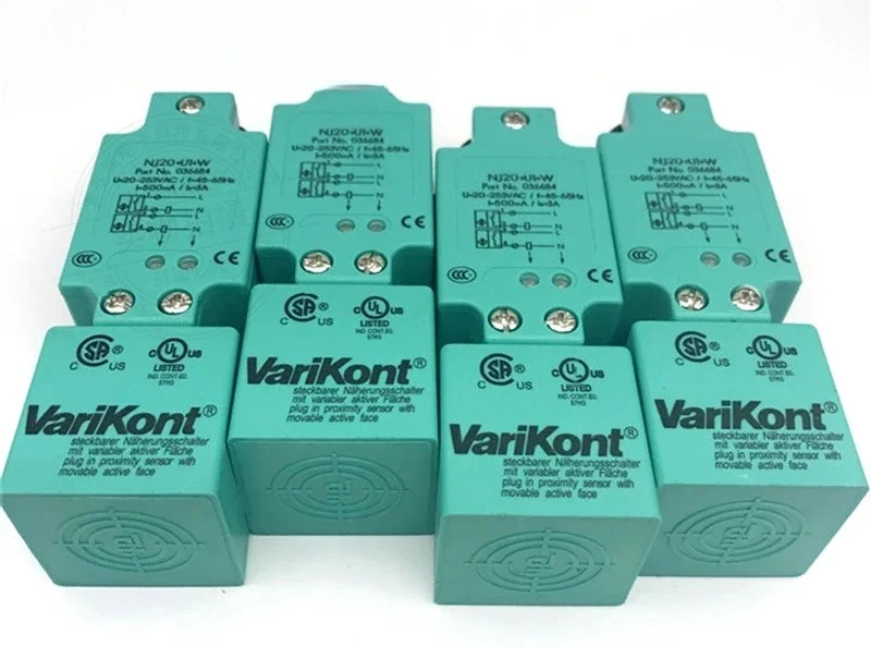 مستطيلة NJ15/NJ20/NJ30/NJ40 + U1 + W مفتاح القرب الاستقرائي مفتوح عادة أو مغلق عادة