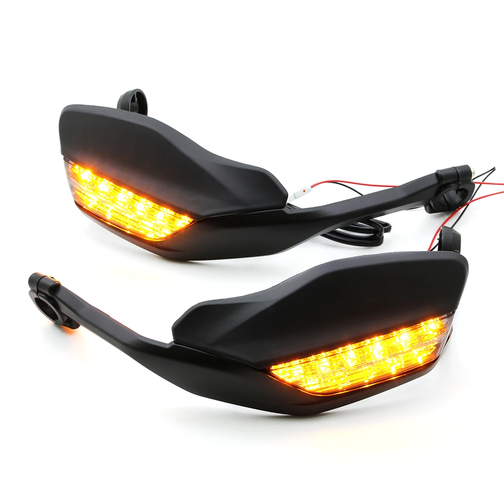 For Ducati HYPERMOTARD 950 SP RVE 2019-2024 Motorcycle Wind Deflector Shield Handguards Hand Protectors LED Lights Full Set