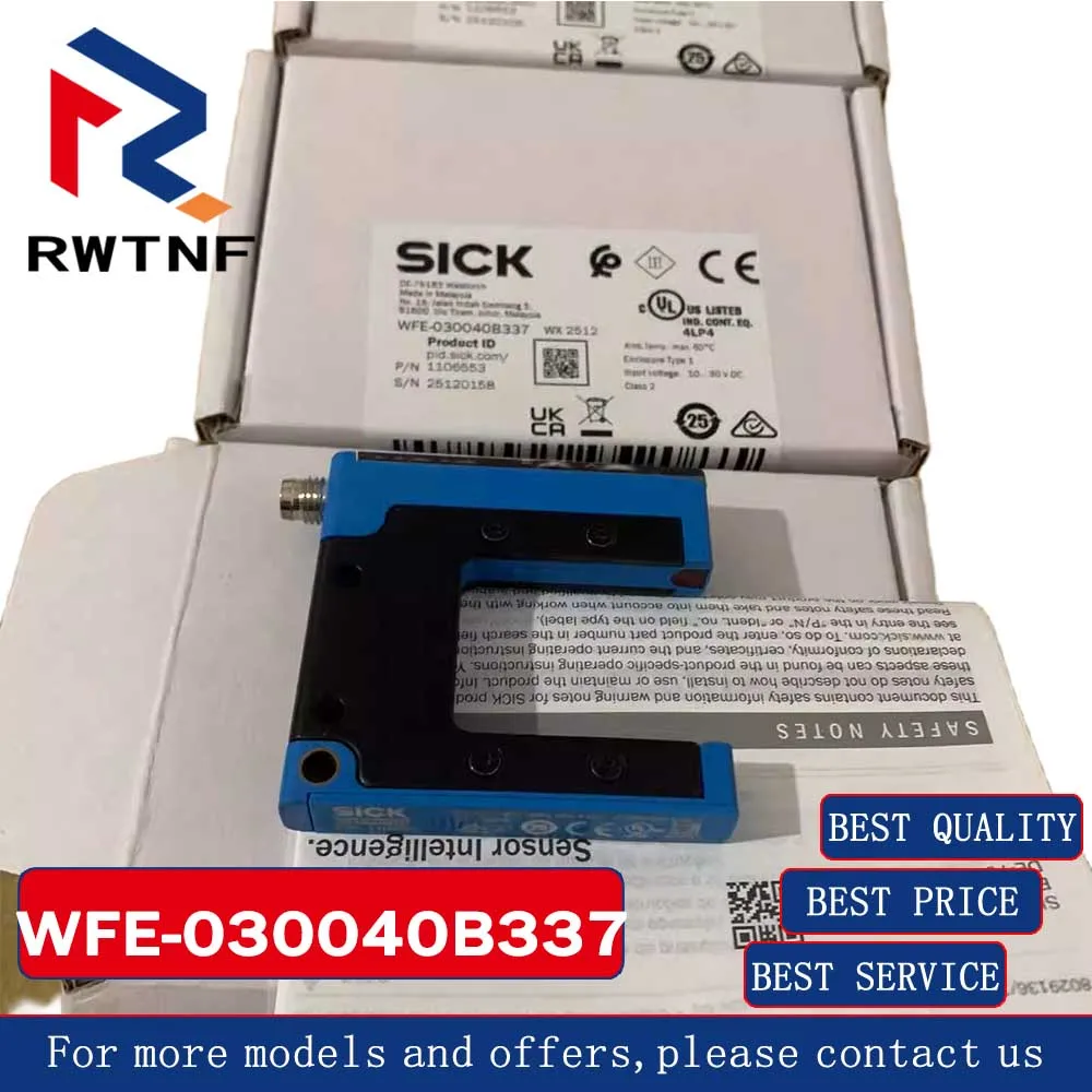 Brand New Genuine WFE-030040B337 SICK Electric eye U-shaped sensor sensor,100% original warehouse stock