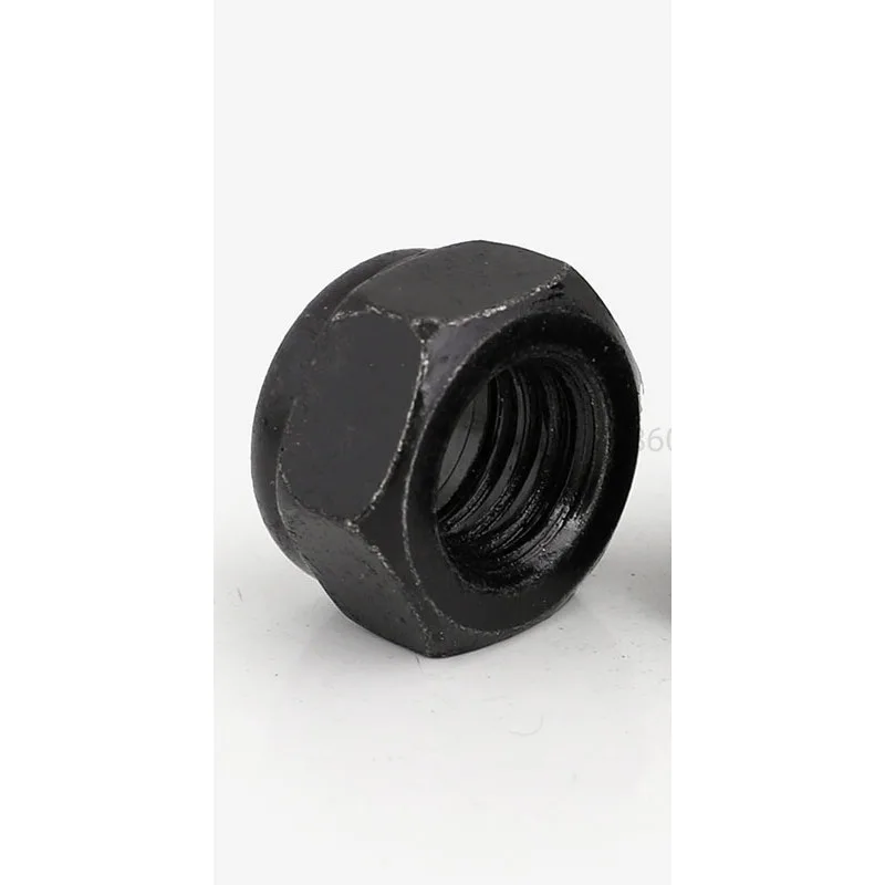 

Black 304 Stainless Steel Nylon Blocking Nut Zinc Non-Slip Self-Locking Cap M2M3M4M5M6-M12