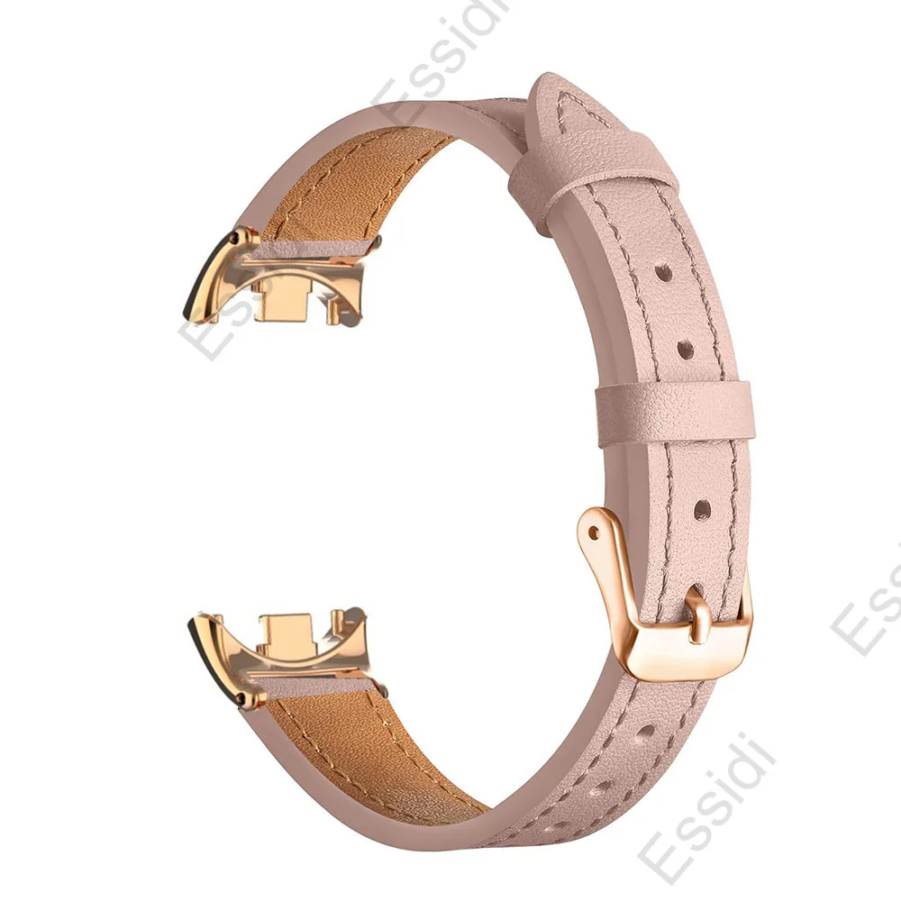 Nuovo cinturino per orologio in morbida pelle compatibile con Xiaomi Mi Band 10/Mi Band 9/Mi Band 8 cinturino da polso