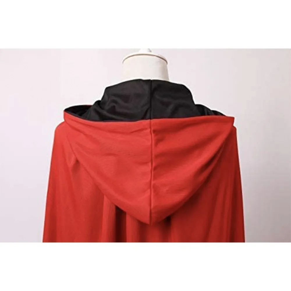 59 Zoll Halloween Cape Scary Cosplay Dress Up Dämon Umhang Dress Up Requisiten Horror Kostüm Teufel Hoody Umhang Halloween Kostüm