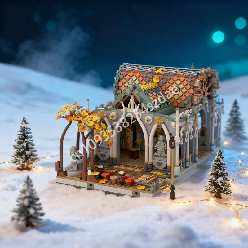 

4425pcs MOC Elven Market Hall Rivendell Modulared Model Building Christmas Gift Blocks Toy Construction DIY Brick Kids Birthday