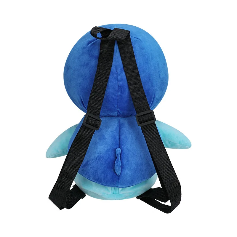 33CM New Arrival Pokemon Kawaii Cute Creative Backpack Anime Piplup Soft Schoolbag Shoulder Bag Cartoon Toy for Kids Students