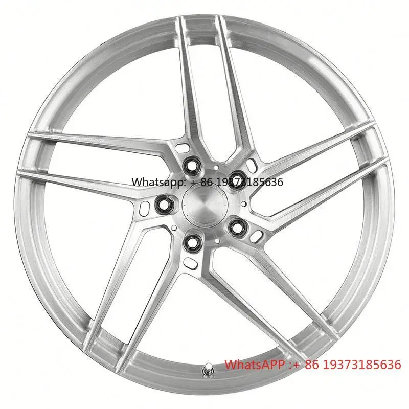 Brushed Grey Aluminum Alloy Wheel Rims 17 18 19 20 21 22 Inch 5X112 Forged Monoblock Wheels for Mercedes Benz E Class C Class