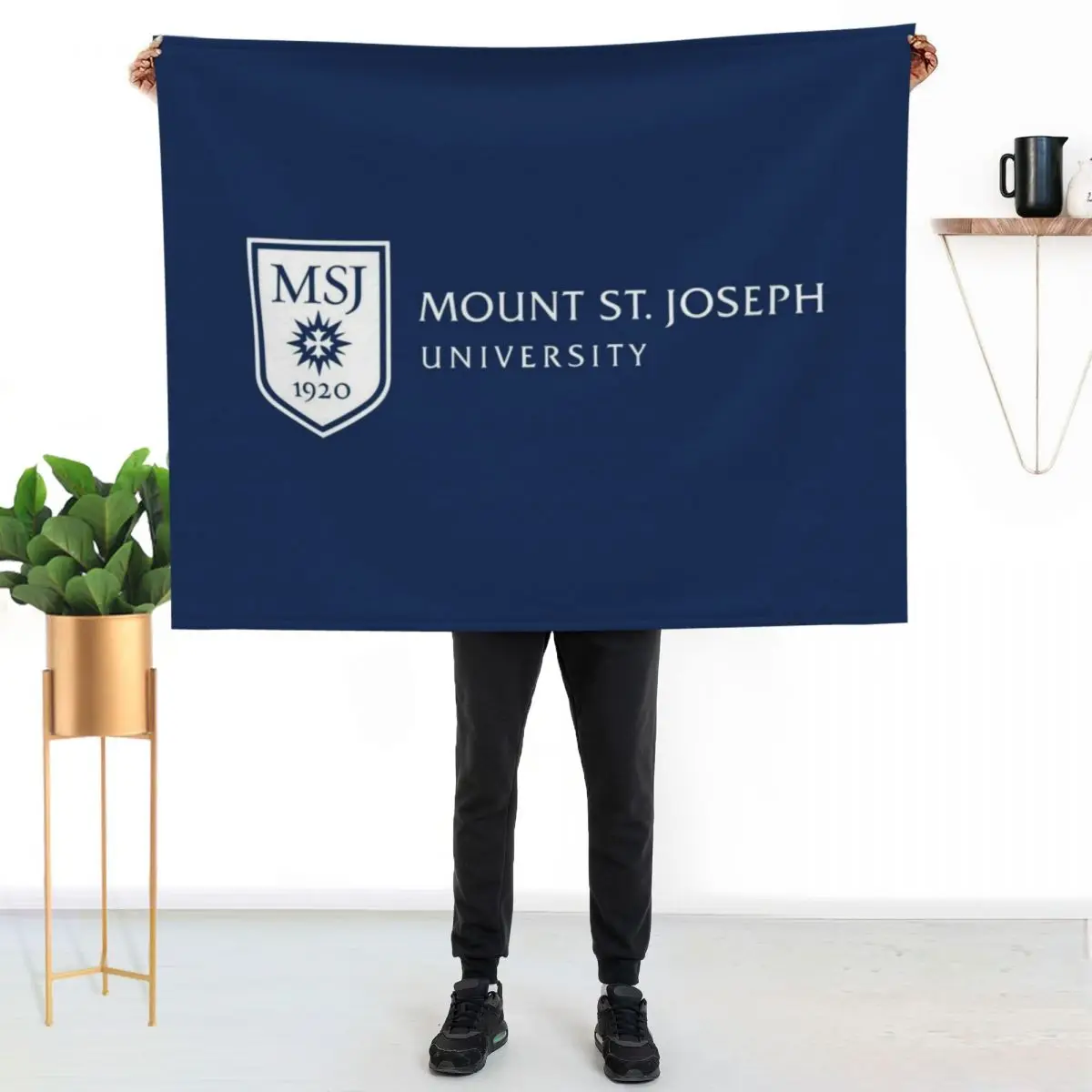 The Mount St. Joseph University Throw Blanket Sofa Weighted warm for winter Sofa Throw Comforter Blankets