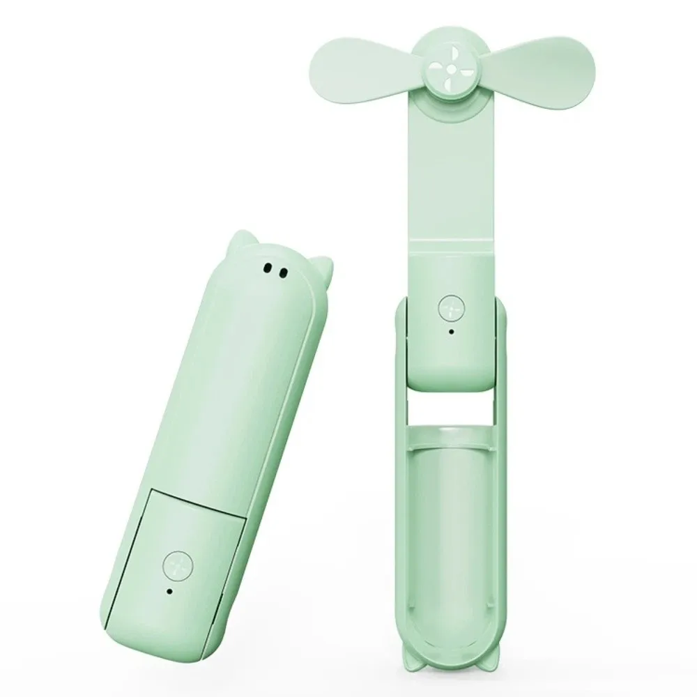 3 IN 1 Handheld Mini Fan USB Rechargeable 1200 MAh Folding Flashlight Fan 3 Gears Lightweight Pocket Silent Fan Summer Outdoor