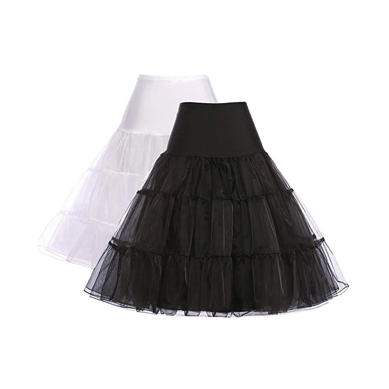 Sottoveste per adulti con gonna Tutu Rockabilly da donna Vintage per la sposa