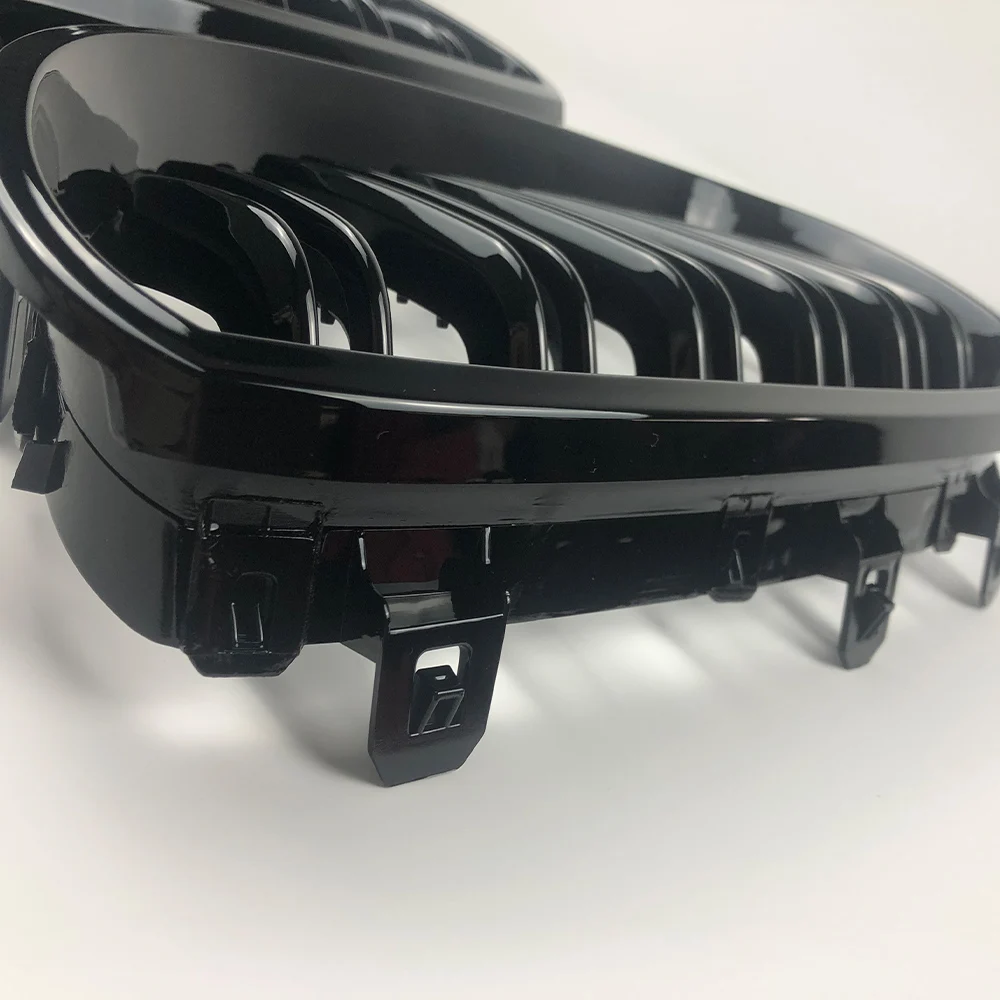 الجبهة مدخل الكلى مصبغة الوفير شواء هود شبكة لسيارات BMW E60 E61 M5 520i 535i 545i 550i 5-Series 2003-2010 ضبط الملحقات