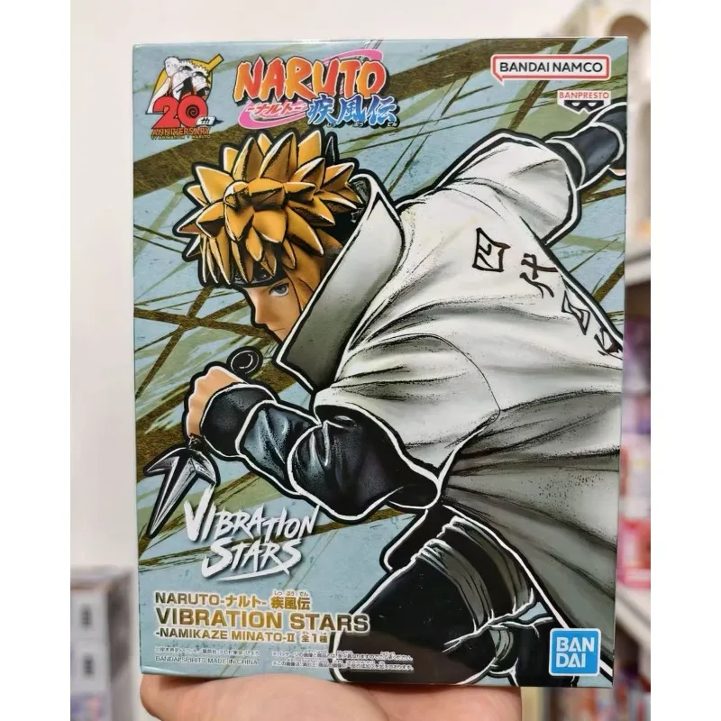 

In Stock Original BANPRESTO NARUTO VIBRATION STARS Namikaze Minato 18cm PVC Anime Figure Toy Gift Ornament