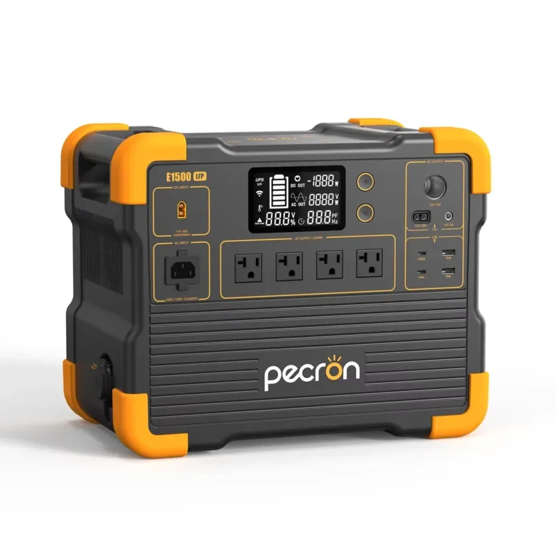 Big Power Inverter Generator Big Capacity Portable Power Source E1500LFP Renewable Energy Backup Generator for Outdoor Rescue