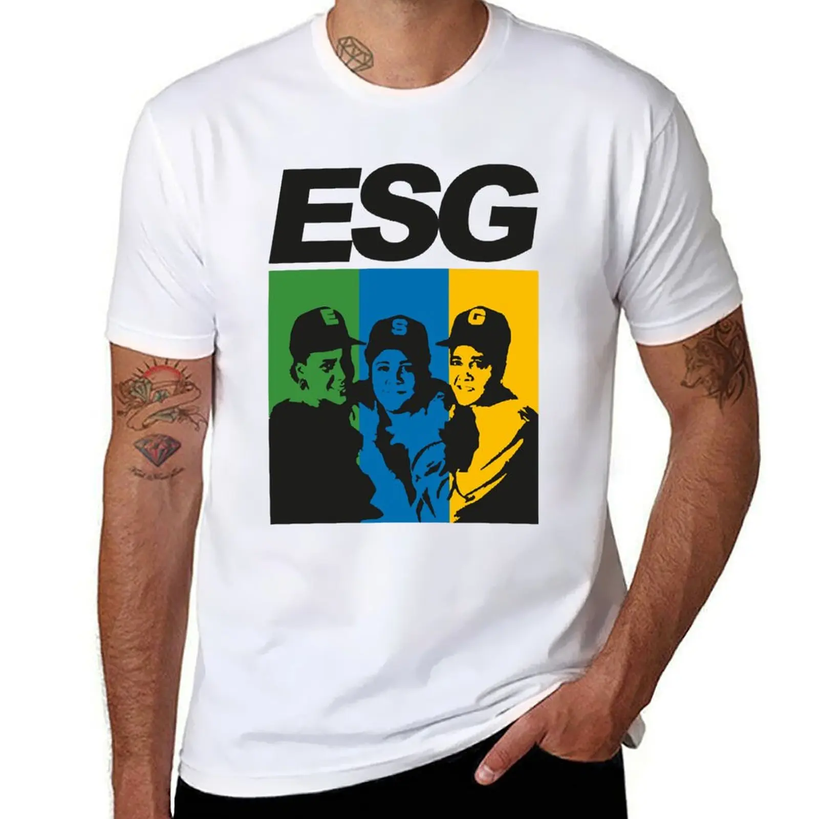 

ESG T-Shirt g man t shirts for men t shirts for man cotton funny cotton t shirts man 100% T-Shirt
