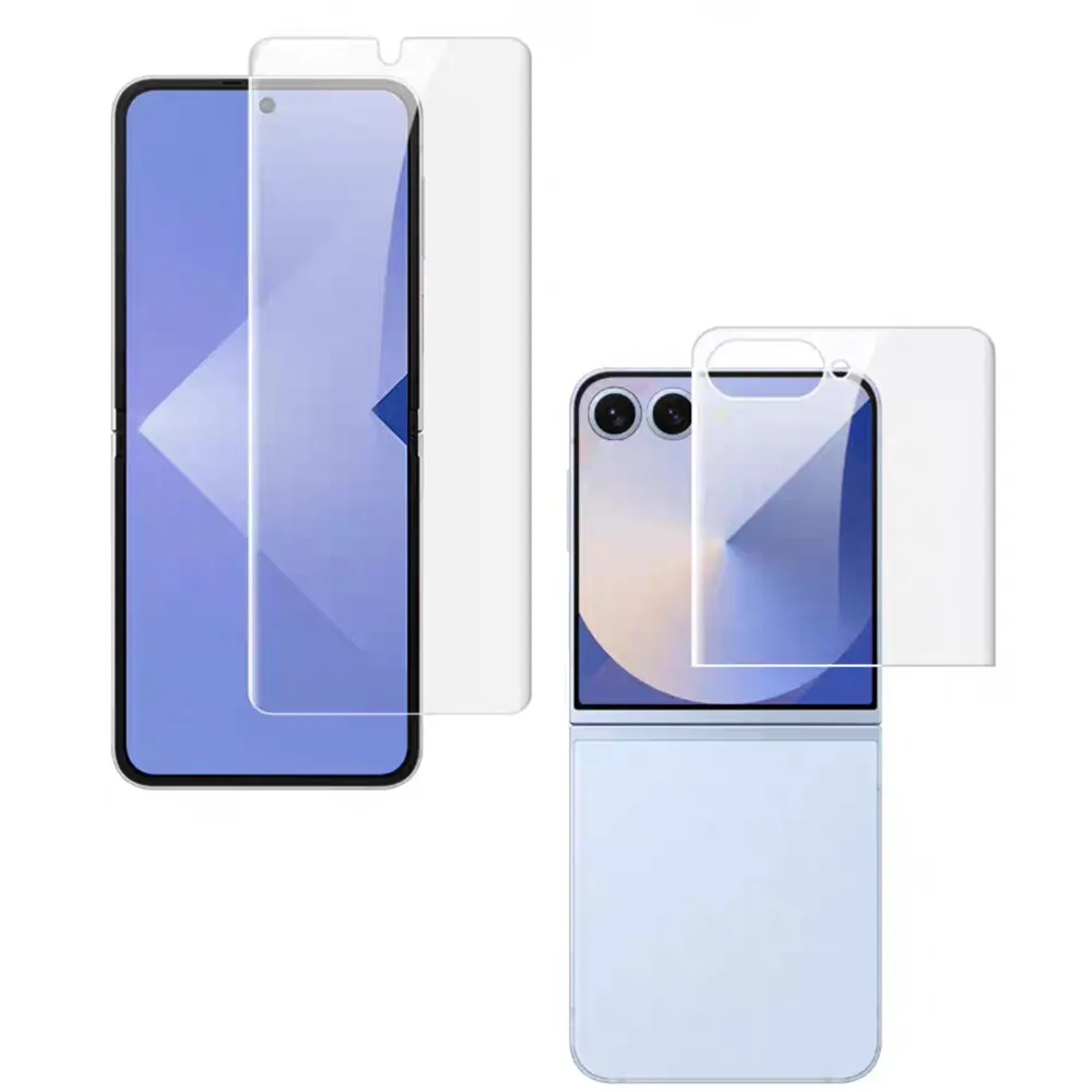 Película de hidrogel suave de membrana irrompible mate HD para Samsung Galaxy Z Flip 7 6 Fold7 FE Protector de pantalla transparente interior exterior
