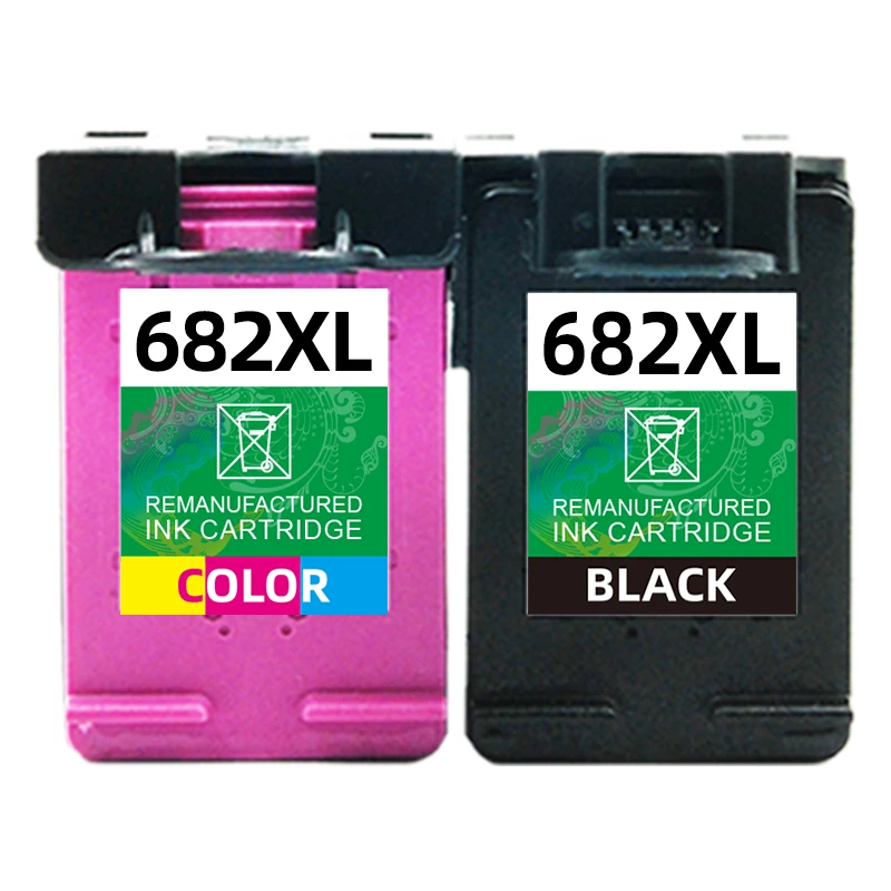 Remanufactured Compatible for HP 682 682XL Ink Cartridges For HP DeskJet Ink Advantage 4178 , 2778 , 2776 All-in-One Printer