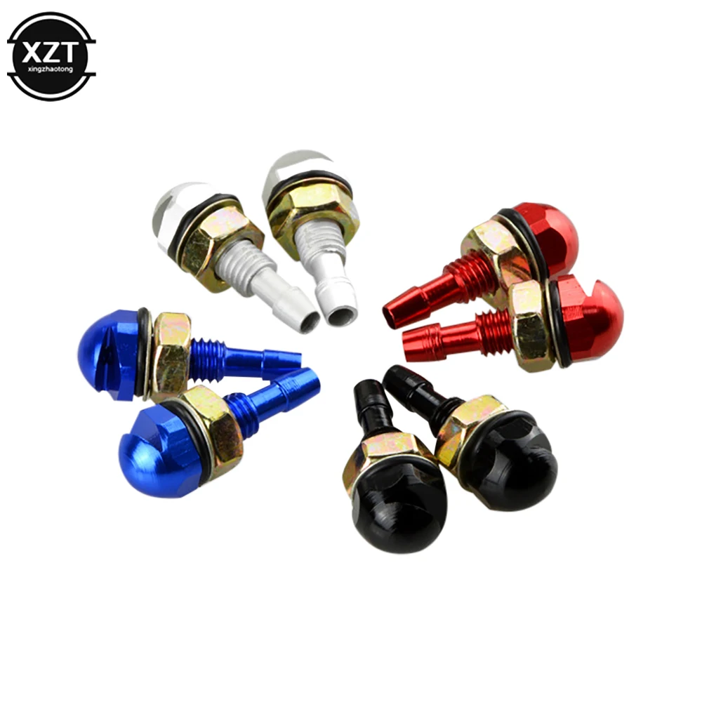 2pcs Fan-Shaped Car Cleaning Universal Washer Bonnet Front Windshield Water Sprayer Auto Wiper Jet Nozzle
