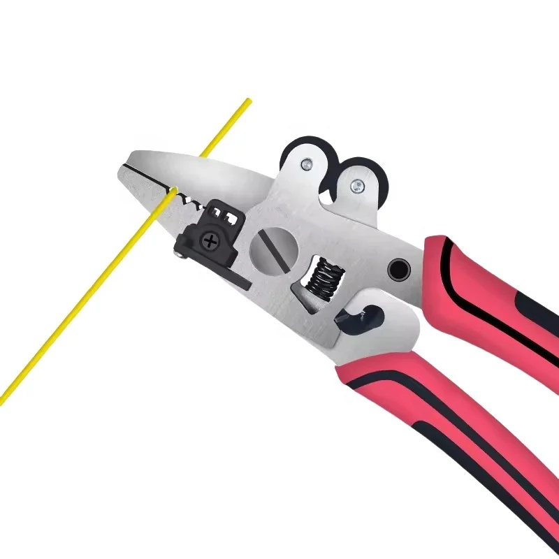 8-in-1 All-Purpose Optical Fiber Stripper And Signal Fire Wire Stripping Pliers