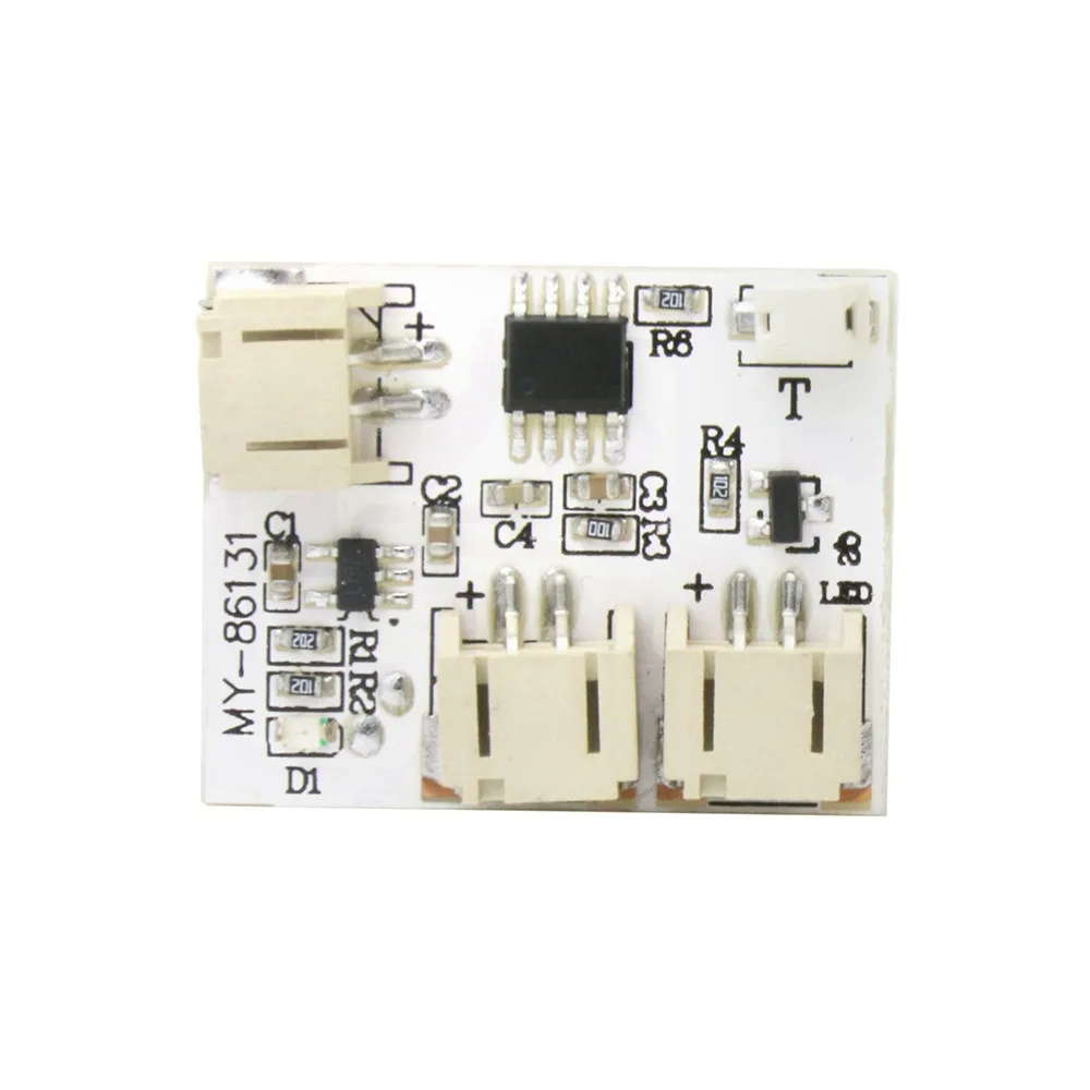 5V Dual-color Touch Sensor Module 3 Level Dimming Touch Control USB Rechargeable Control Board for Bedroom Office DIY