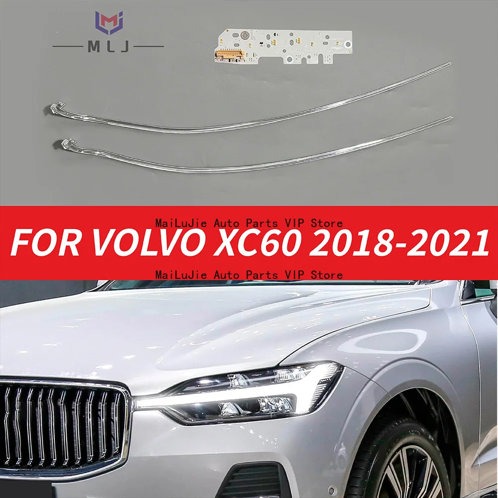 

Модуль Angel Eye для Volvo XC60 2018-2021, чип для дневных ходовых огней, световодная полоса Angel Eye, световая полоса, автомобильные аксессуары