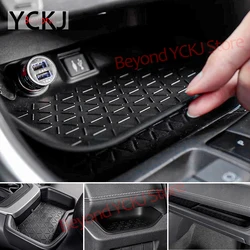 For Toyota RAV4 2020 - 2024 Storage Pad Center Console Organizer Tray  Storage Box Silicone Protective Pad Interior Accessories
