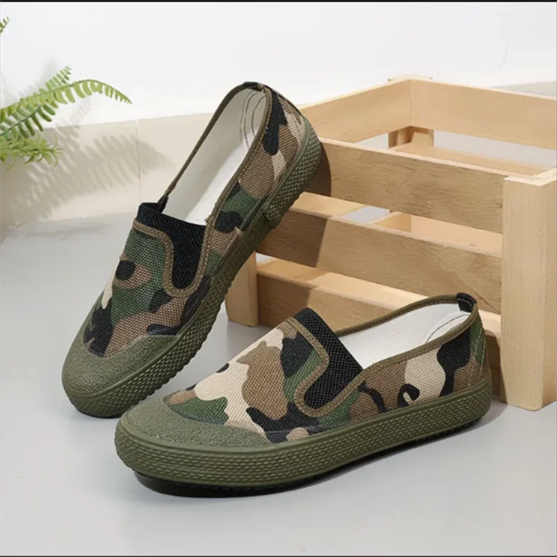 

Мужская камуфляжная обувь, парусиновые кроссовки, нескользящая обувь, уличная походная обувь, кроссовки, повседневная прогулочная обувь, рабочая обувь