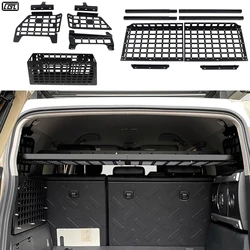 CGZ Molle Panels for Toyota FJ Cruiser 2007-2023 Rear Boot Trunk Shelf Cargo Storage Debris Racks Organizers