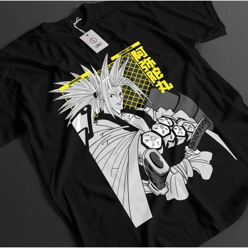 Shaman King Shirt Yoh Asakura Tshirt Anna T-Shirt Hao Top Ren Horohoro Anime Tee