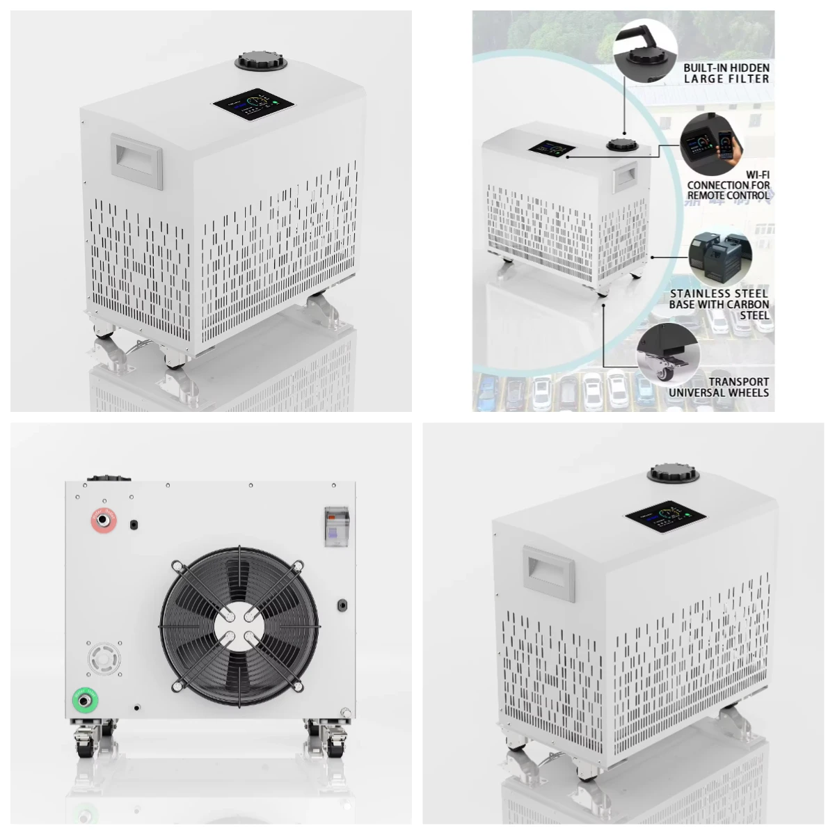 

1.5HP R410A Automatic Eco-Friendly Ice Bath Chiller with Cooling, Heating & Stainless Steel Construction